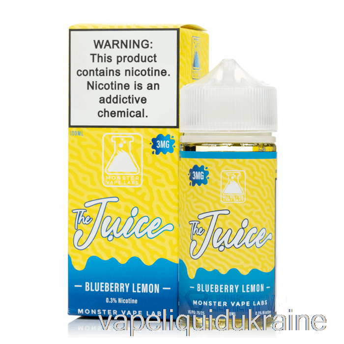 Vape Liquid Ukraine Blueberry Lemon - The Juice - 100mL 6mg